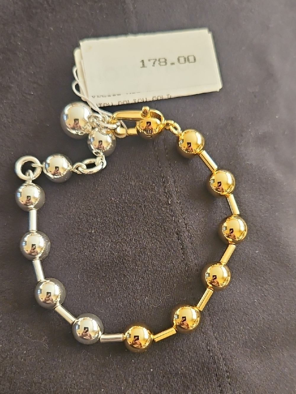 JENNY BIRD CELESTE TWO-TONED BRACELET NWT - Picture 2 of 5